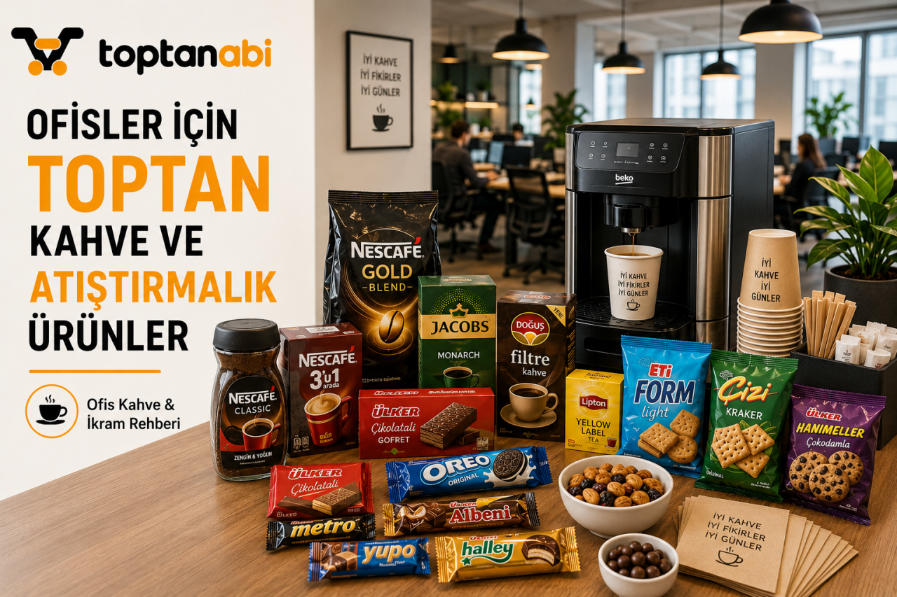 Ofisler İçin Toptan Kahve ve Atıştırmalık Ürünler