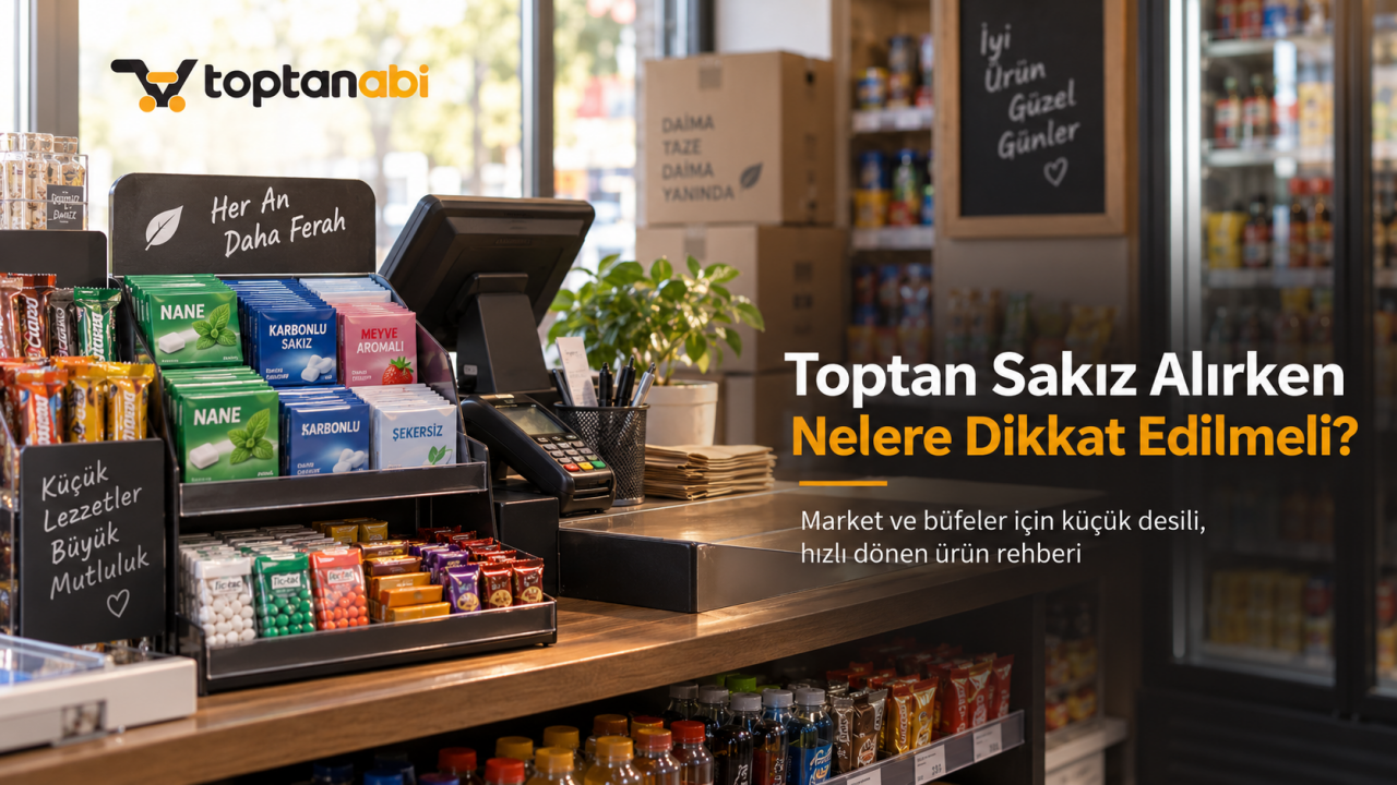 Toptan Sakız Alırken Nelere Dikkat Edilmeli? Market ve Büfeler İçin Kârlı Ürün Rehberi