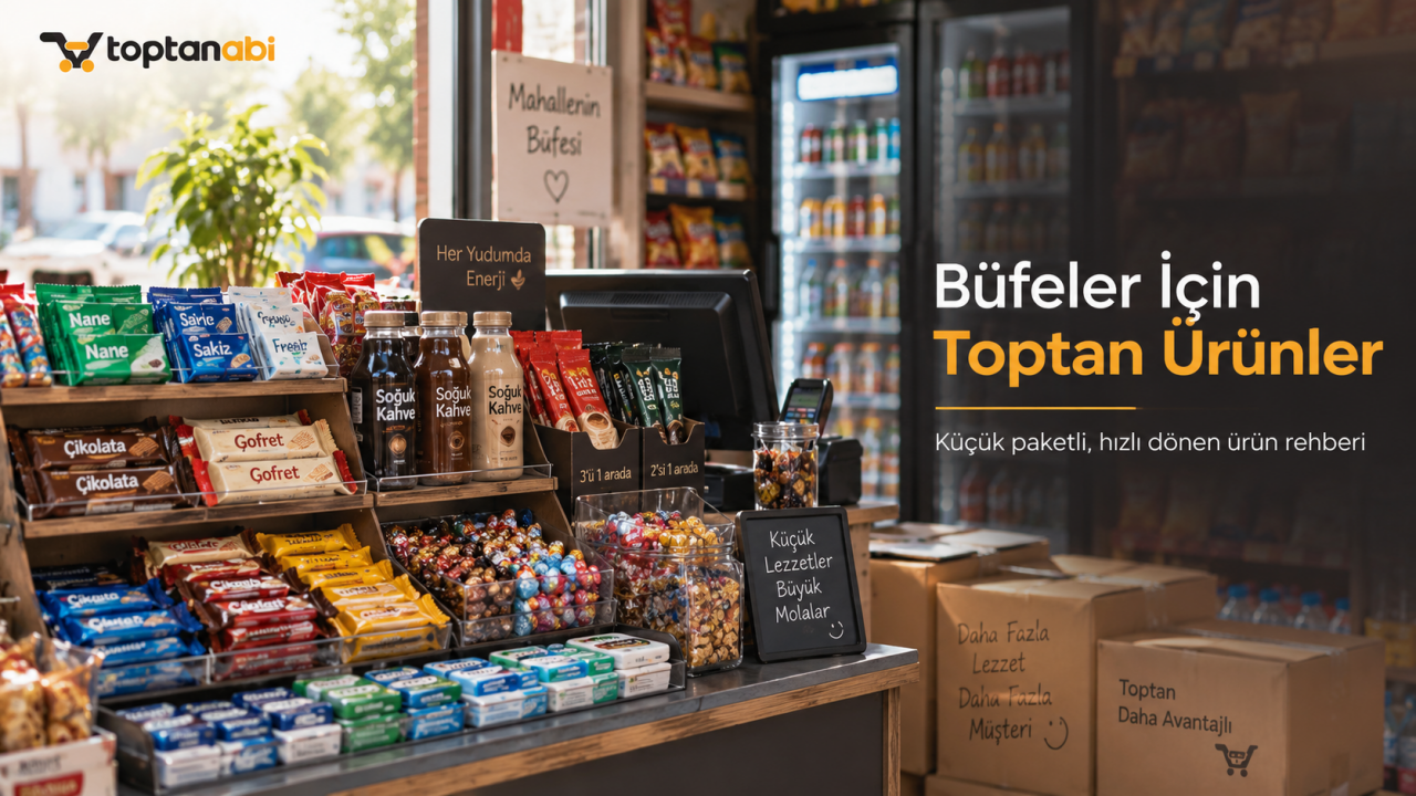 Büfeler İçin Toptan Ürünler: Küçük Paketli ve Hızlı Dönen Ürün Rehberi