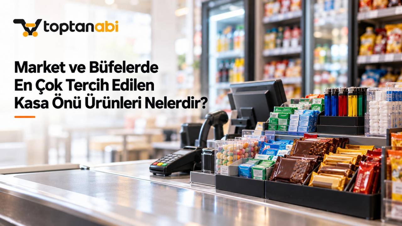 Market ve Büfelerde En Çok Tercih Edilen Kasa Önü Ürünleri Nelerdir?