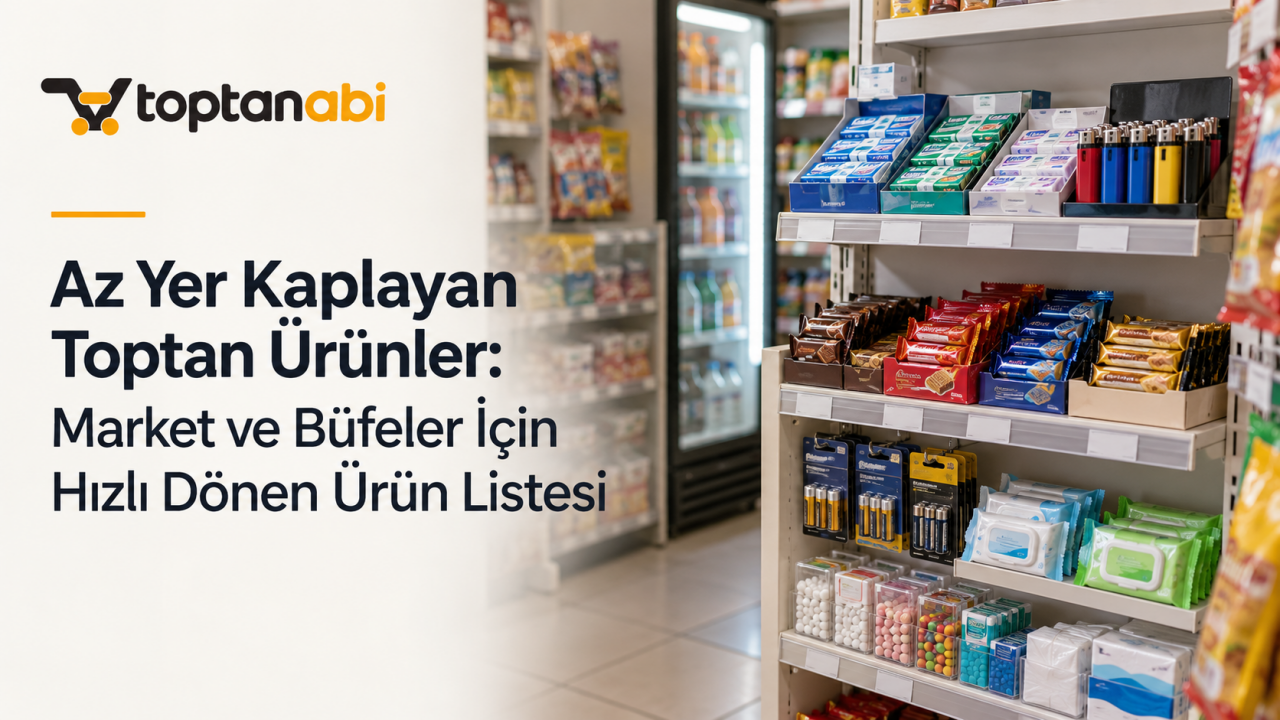Az Yer Kaplayan Toptan Ürünler: Market ve Büfeler İçin Hızlı Dönen Ürün Listesi