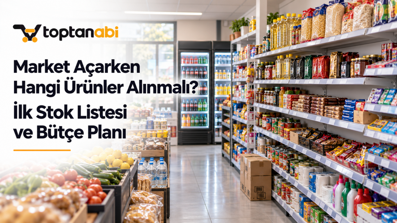Market Açarken Hangi Ürünler Alınmalı? İlk Stok Listesi ve Bütçe Planı