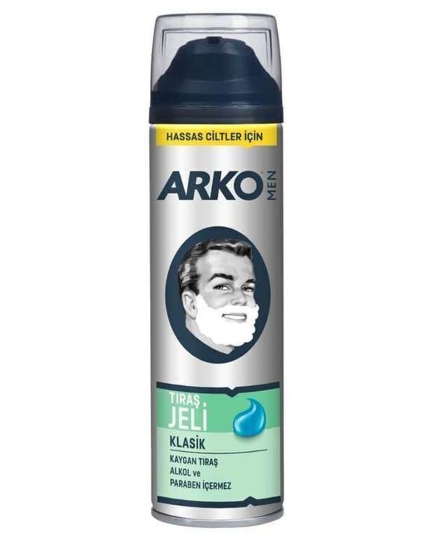 Arko Tıraş Jeli 200 ml Klasik Paket (6 Adet)