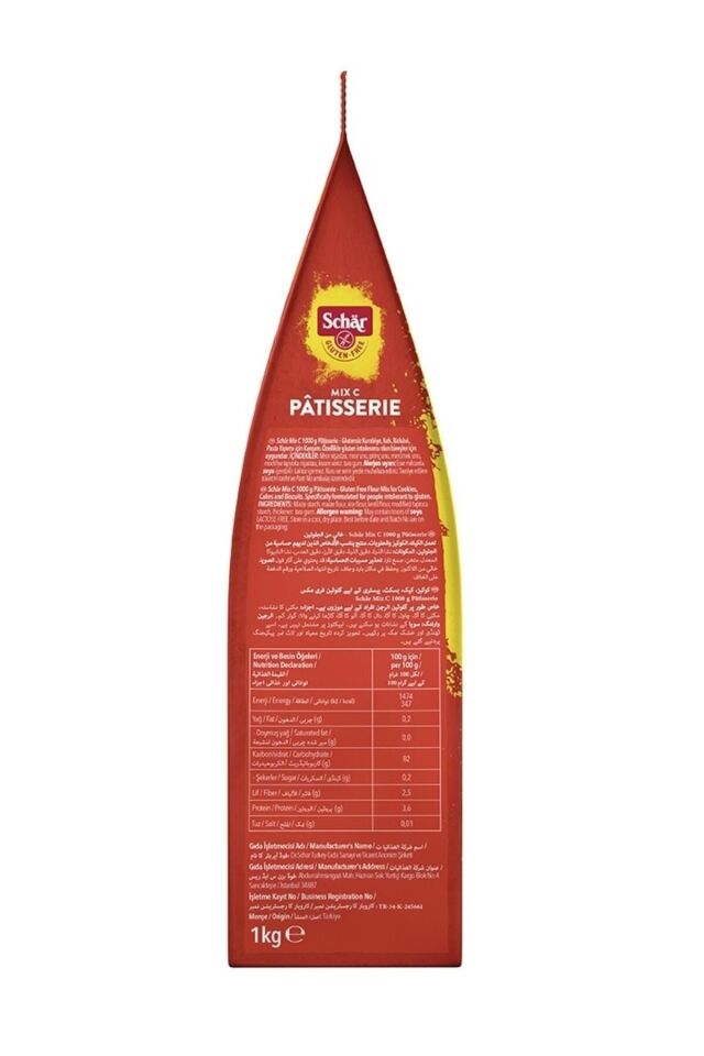 Mix C Patisserie Glutensiz Un 1000 gr (5 ADET)