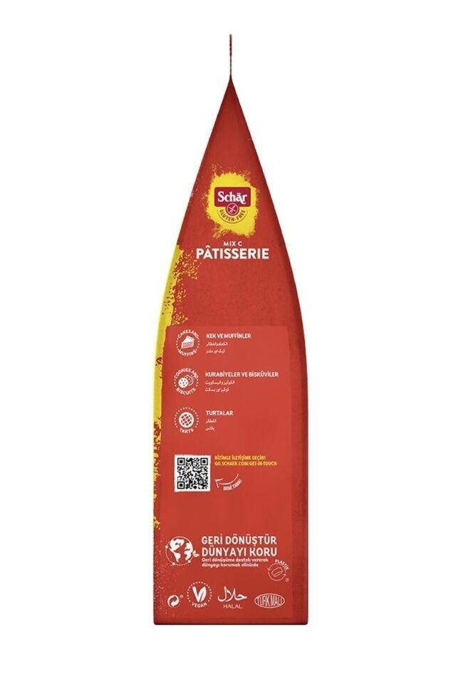Schar Mix C Patisserie Glutensiz Un 1000 gr (5 ADET)