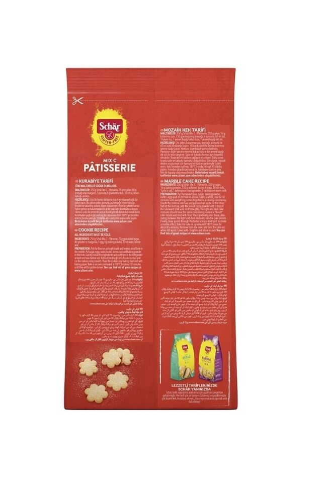 Schar Mix C Patisserie Glutensiz Un 1000 gr (5 ADET)