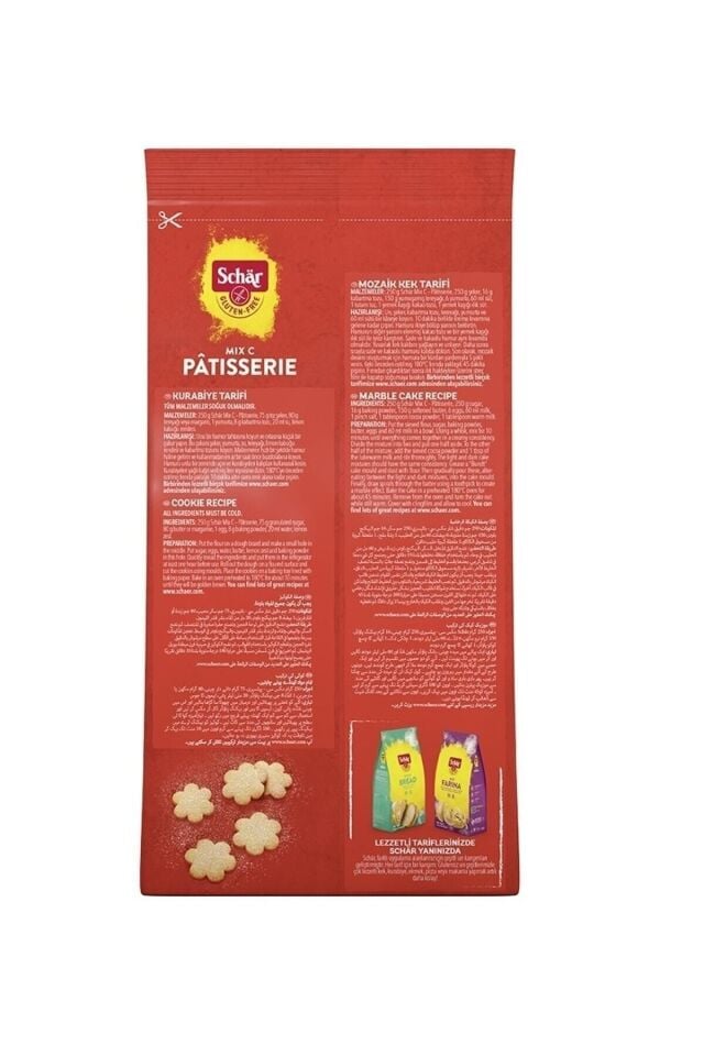 Schar Mix C Patisserie Glutensiz Un 1000 gr (5 ADET)