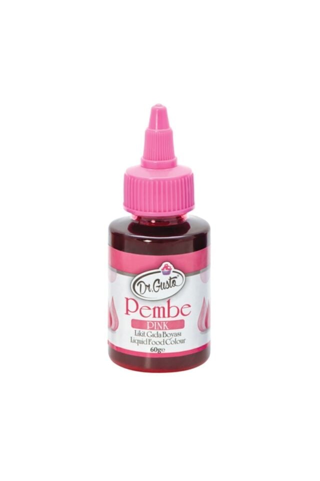 Dr Gusto Sıvı Gıda Boyası Pembe 60 Gram