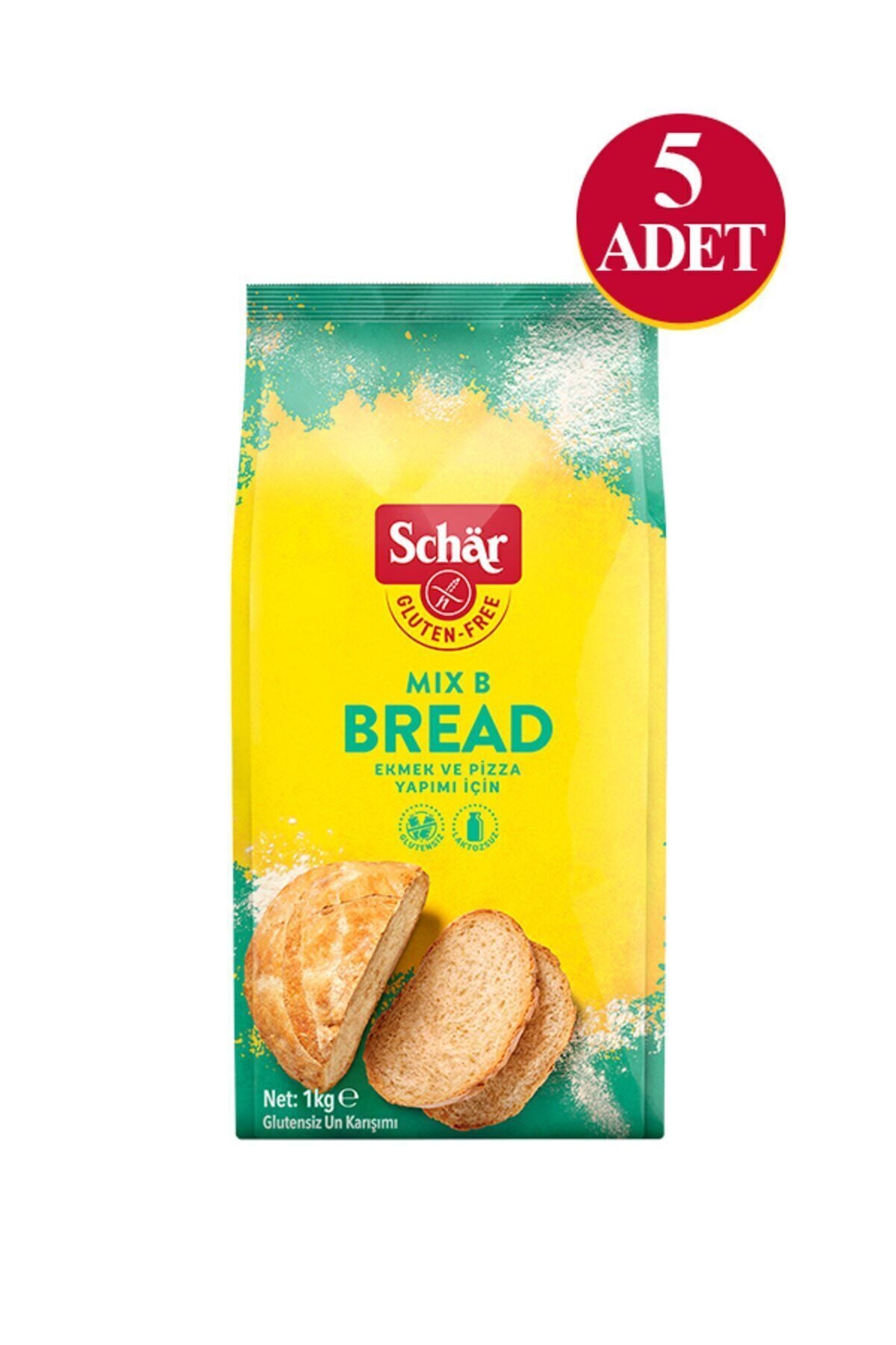 Schar Mix B Glutensiz Ekmek Unu 1000 gr (5 ADET)