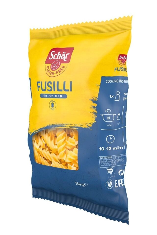Schar Fusulli Glutensiz Burgu Makarna 250 gr (10 ADET)