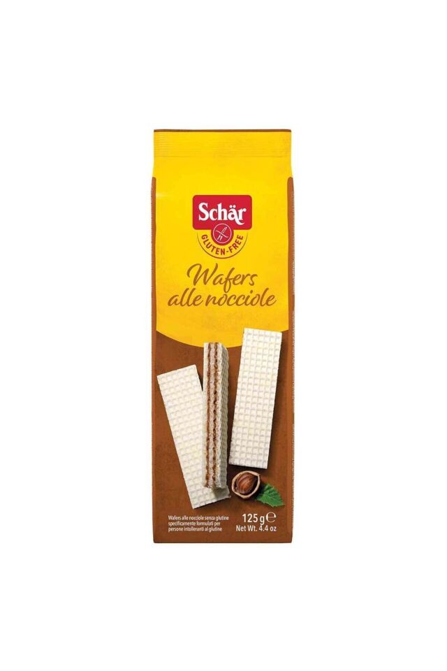 Schar Wafers Alla Nocciole Glutensiz Fındıklı Gofret 125 gr