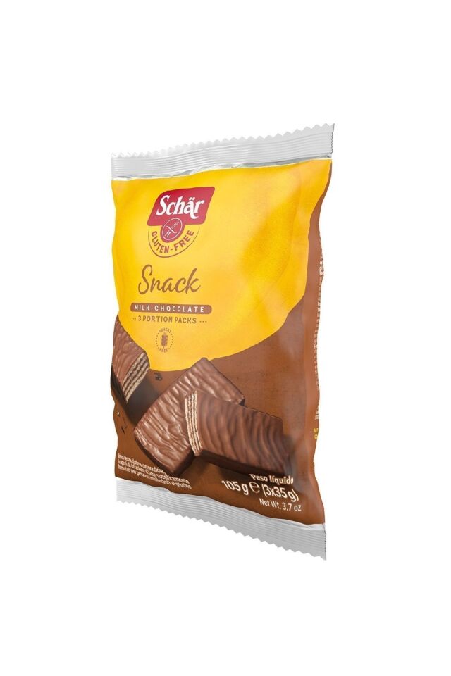 Schar Snack Glutensiz Çikolata Kaplı Fındıklı Gofret 105g