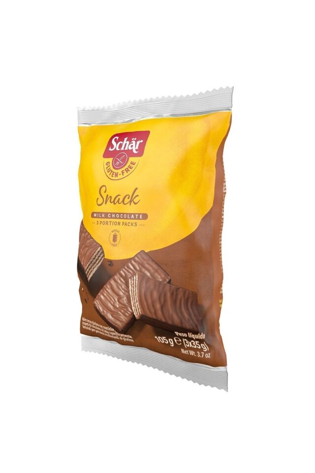 Schar Snack Glutensiz Çikolata Kaplı Fındıklı Gofret 105g