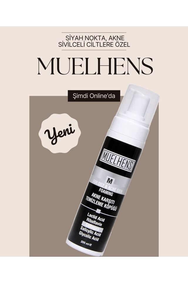 Siyah Nokta, Ve Karşıtı Cilt Temizleme Köpüğü 200 ml