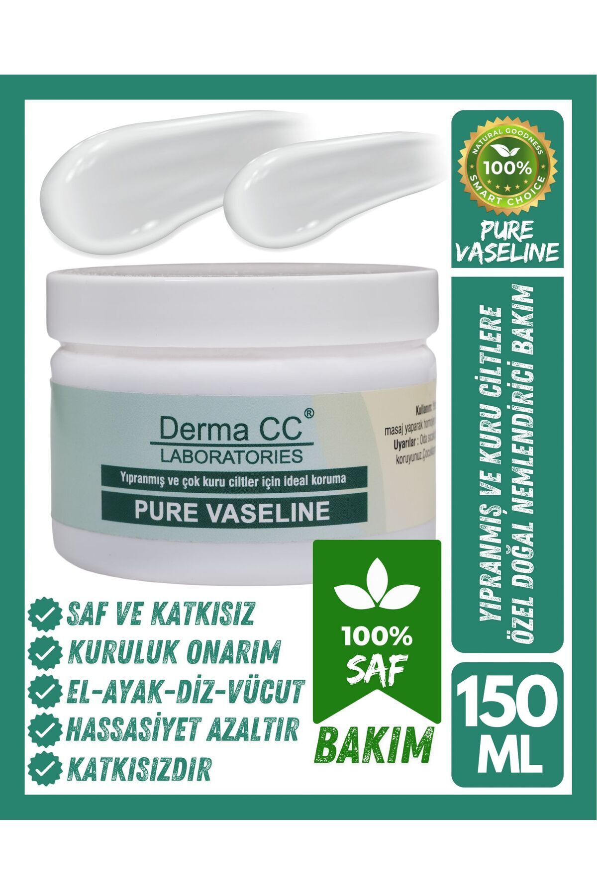 Sensitive Pure Vaseline - Saf Katkısız Vazelin 150ml