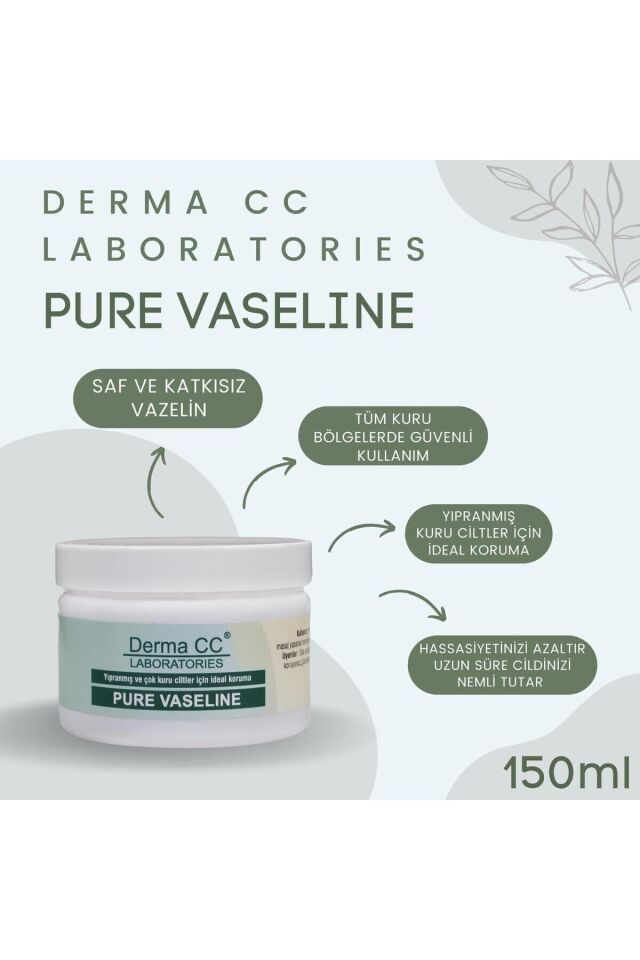 Derma CC LABORATORIES Sensitive Pure Vaseline - Saf Katkısız Vazelin 150ml