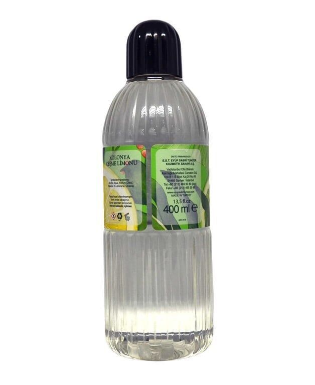 Eyüp Sabri Tuncer 68° Çeşme Limonu Alkollü Pet Kolonya 400 ml Paket (12 Adet)