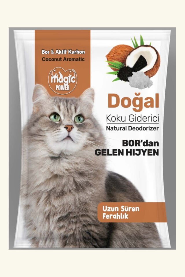 Kedi Kumu Koku Giderici Aktif Karbon ve Hindistan Cevizi Özlü, Kötü Kokulara Son