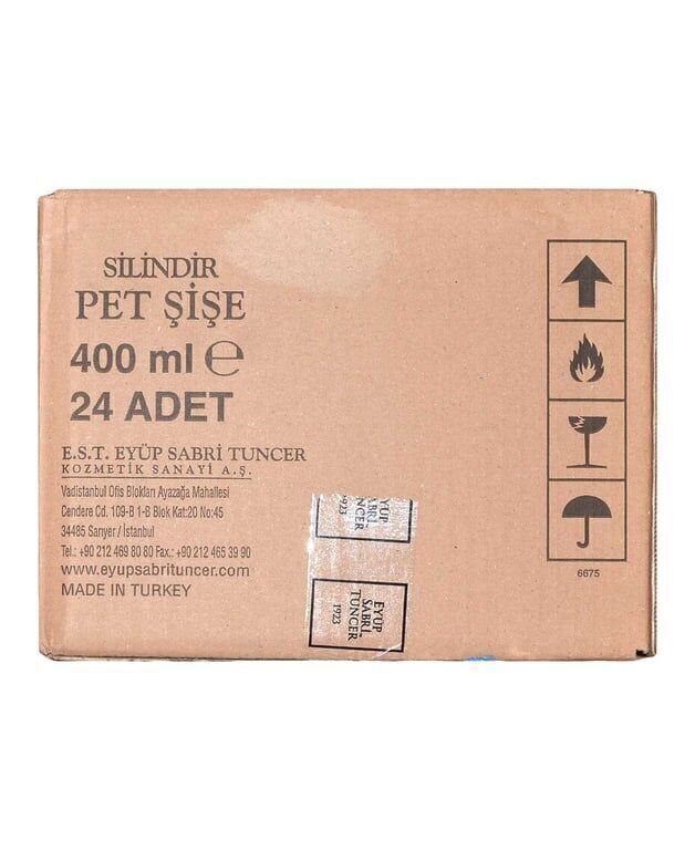 Eyüp Sabri Tuncer 68° Çeşme Limonu Alkollü Pet Kolonya 400 ml Koli (24 Adet)