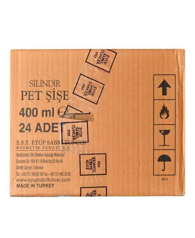 Eyüp Sabri Tuncer Japon Kirazı 68° Alkollü Kolonya 400 ml Pet Paket (12 Adet)