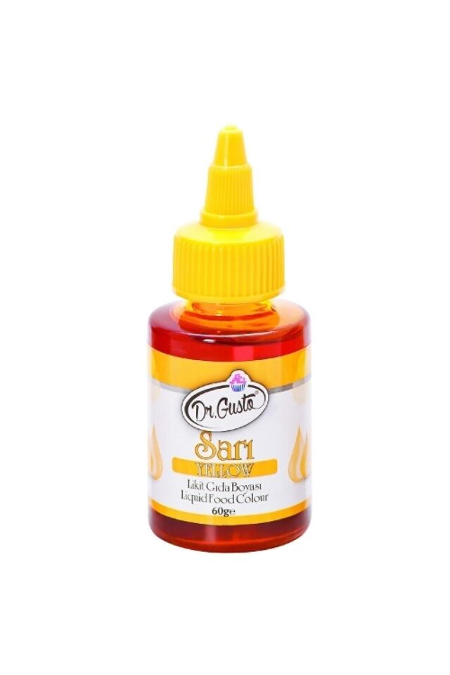 Su Bazlı Likit Sıvı Gıda Boyası 5 Li Set (5 Adet - 5 Renk) Sarı - Mavi - Kırmızı - Yeşil - Pembe