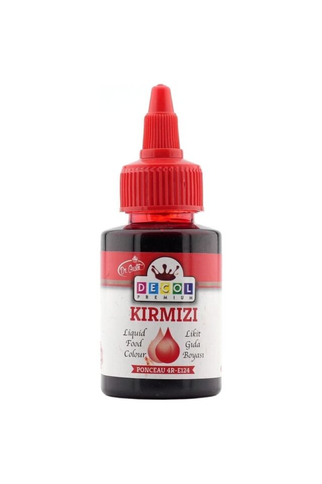 Dr Gusto Su Bazlı Likit Sıvı Gıda Boyası 5 Li Set (5 Adet - 5 Renk) Sarı - Mavi - Kırmızı - Yeşil - Pembe