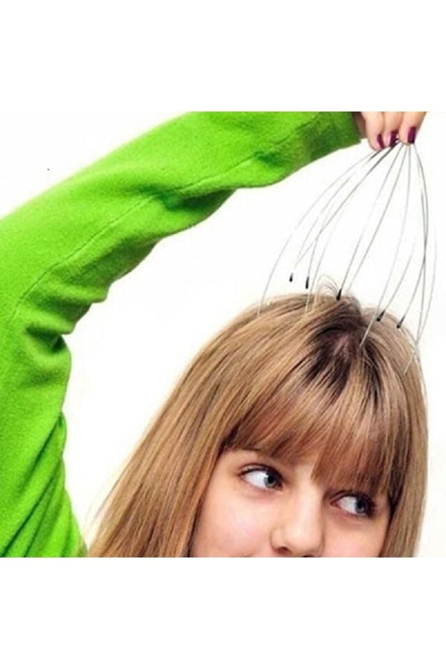 Kafa Masaj Aleti Baş Boyun Kafa Masaj Saç Kaşıma Teli