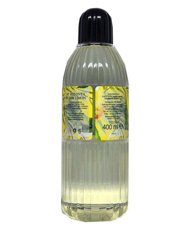 Eyüp Sabri Tuncer 80° Alkollü Limon Kolonyası 400 ml Adet (1 Adet)