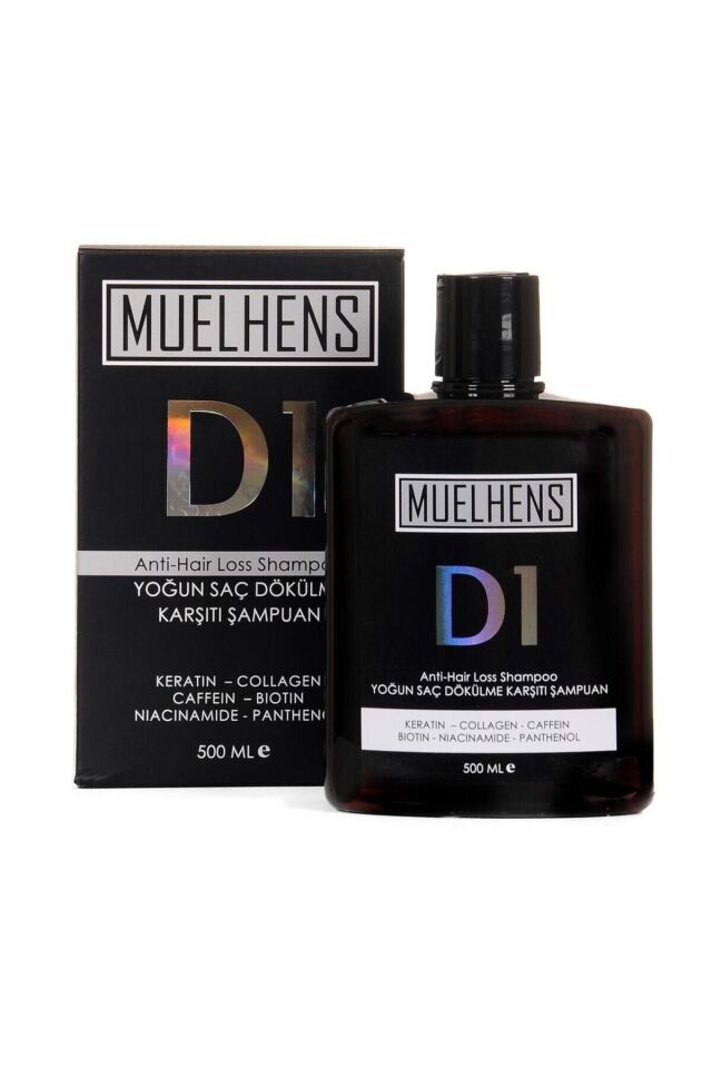 Muelhens D1 Anti Hair Loss Shampoo Yoğun Saç Dökülme Karşıtı Şampuan 500 ml