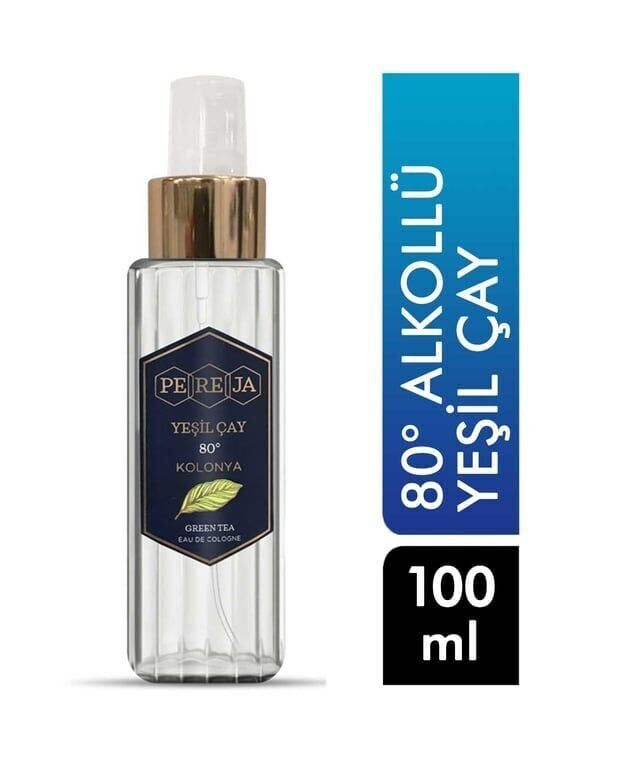 Pereja 80° Alkollü Kolonya 100 ml Sprey Yeşil Çay Adet (1 Adet)