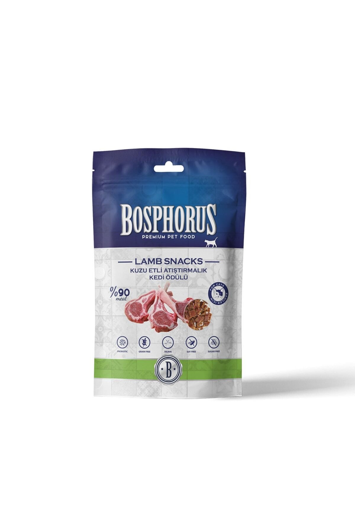 Kuzu Etli Atıştırmalık Kedi Ödülü, 80 gram