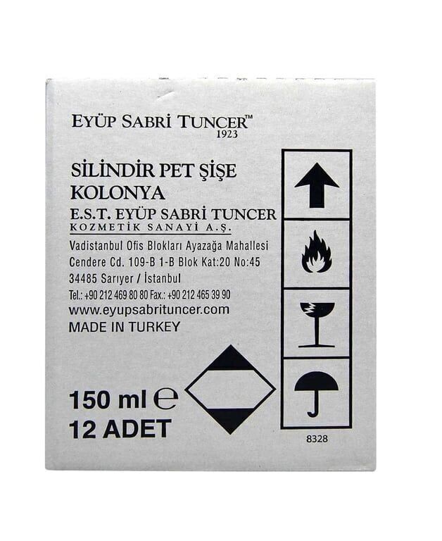 Eyüp Sabri Tuncer 68° Okyanus Alkollü Sprey Kolonya 150 ml Paket (12 Adet)