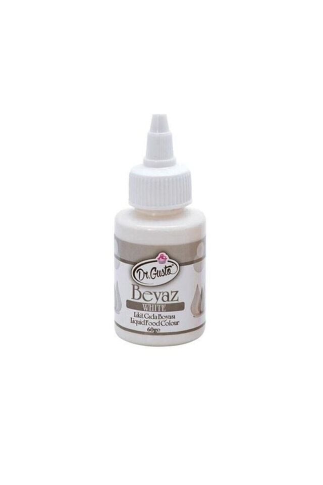 Dr Gusto Likit Gıda Boyası Su Bazlı Beyaz 60 gr