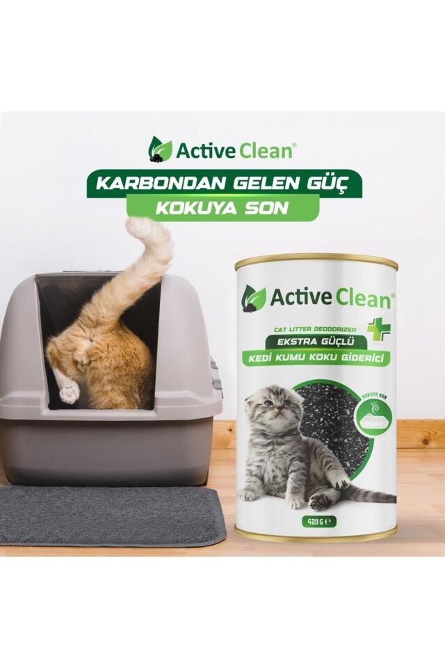 Clean Plus Kedi Kumu Koku Giderici 420g 3’lü Set