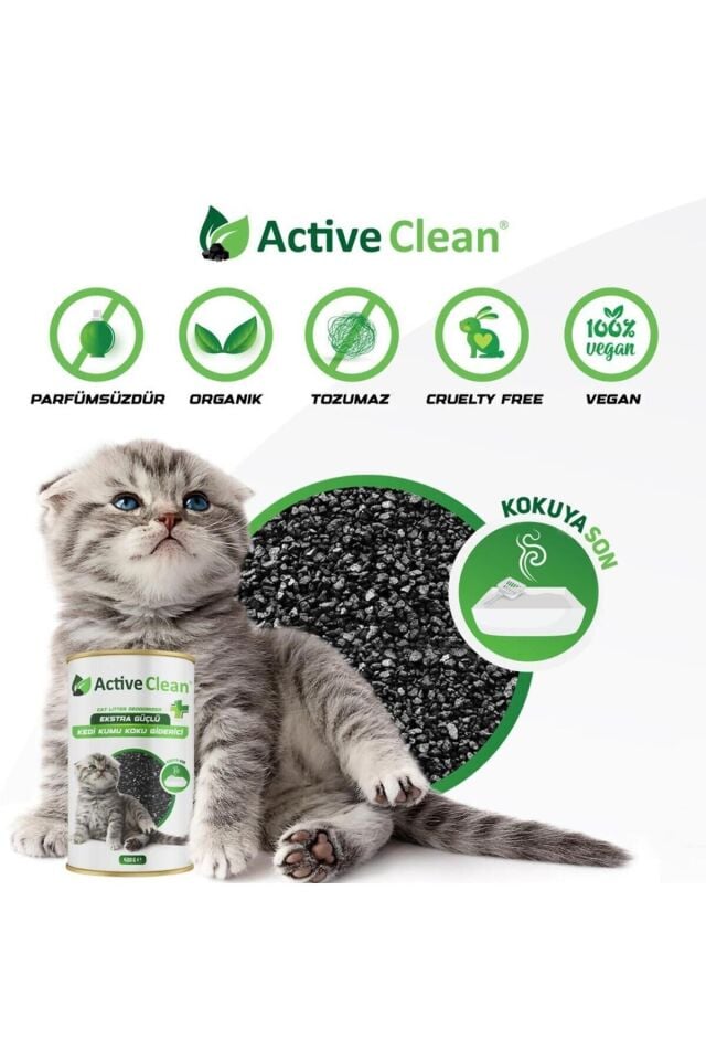 Clean Plus Kedi Kumu Koku Giderici 420g 3’lü Set
