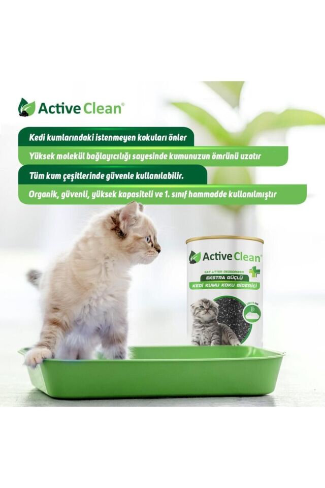Clean Plus Kedi Kumu Koku Giderici 420g 3’lü Set
