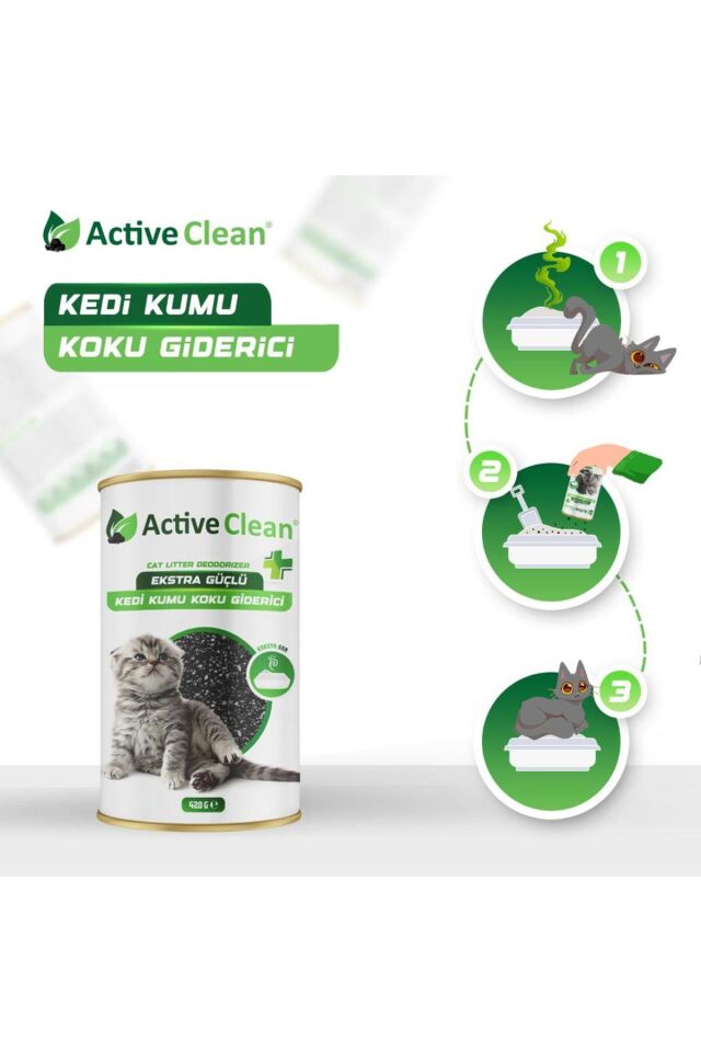 Clean Plus Kedi Kumu Koku Giderici 420 gr