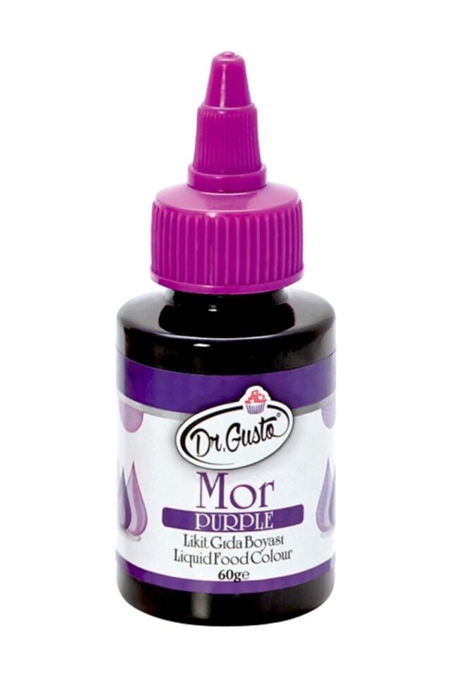 Dr Gusto Su Bazlı Sıvı Likit Gıda Boyası Mor 60 gr