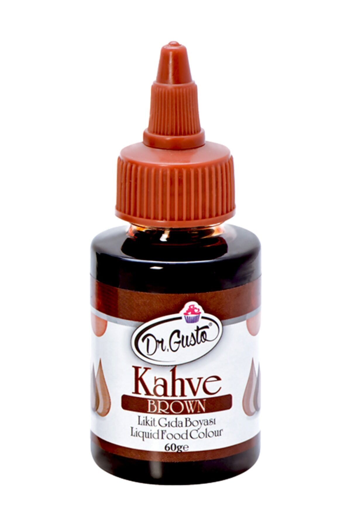 Su Bazlı Likit Gıda Boyası Kahve 60 gr