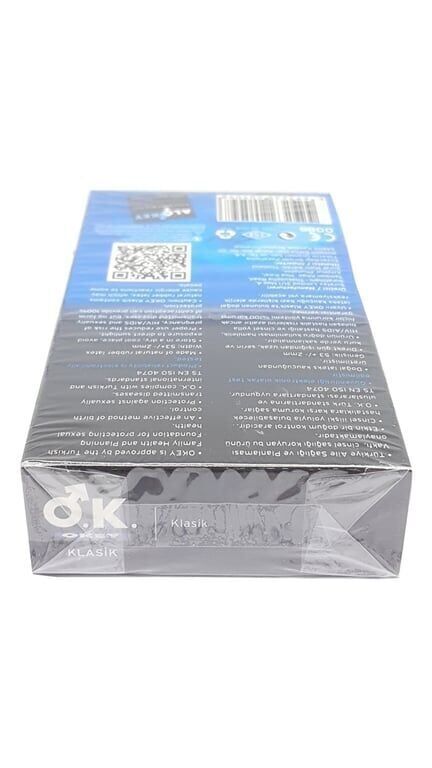 Okey Prezervatif 10'lu Klasik Koli (100 Adet)