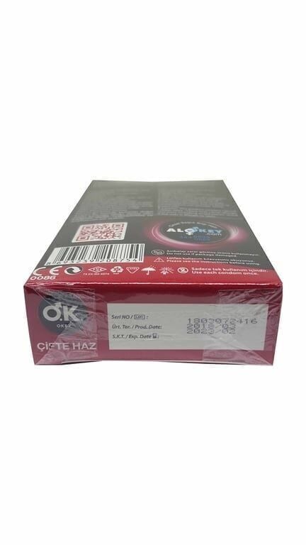 Okey Prezervatif 10'lu Çifte Haz Paket (10 Adet)
