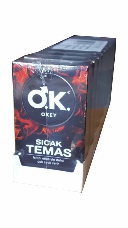 Okey Prezervatif 10'lu Sıcak Temas Paket (10 Adet)
