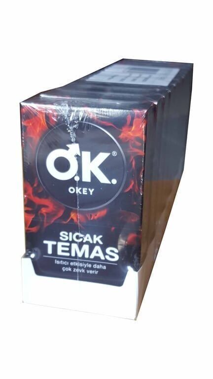 Okey Prezervatif 10'lu Sıcak Temas Koli (100 Adet)