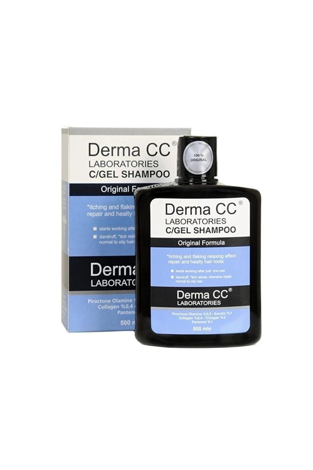 Derma CC LABORATORIES C/gel Shampoo - Saç Köklerini Onaran Bakım Şampuanı 500 ml