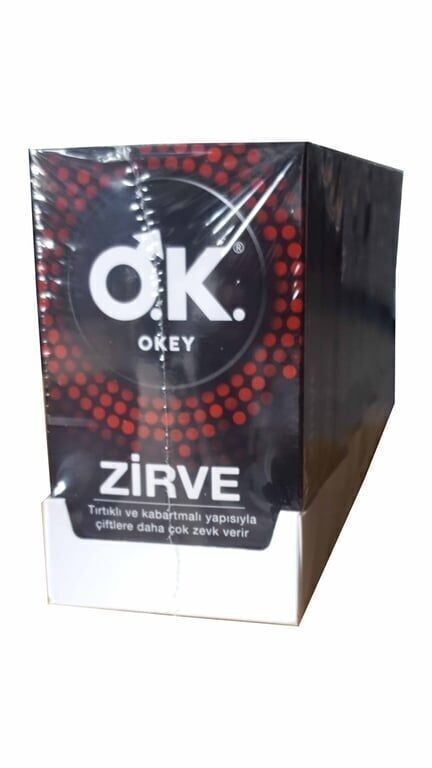 Okey Prezervatif 10'lu Zirve Koli (100 Adet)