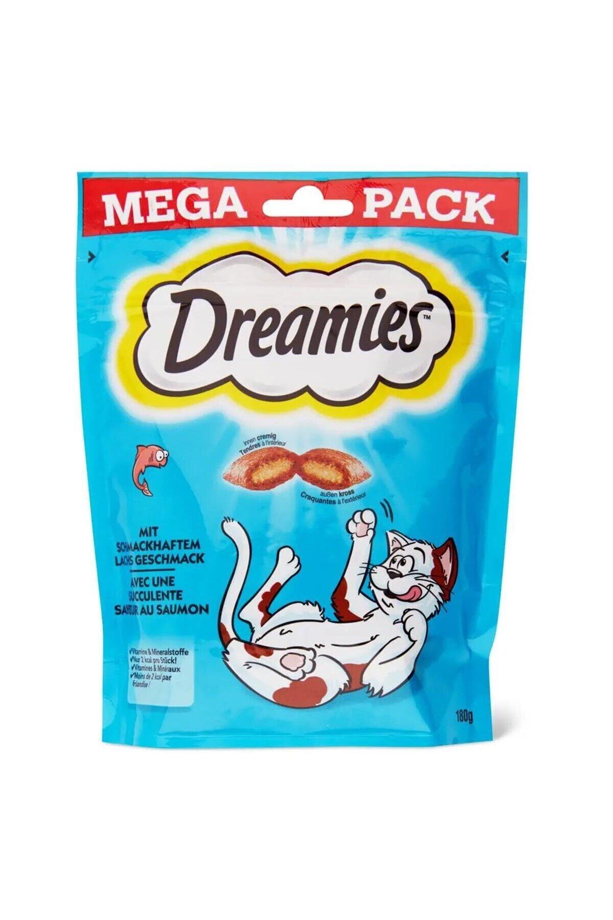 Mega İçi Dolgulu Somonlu Kıtır Kedi Ödülü 180 gr
