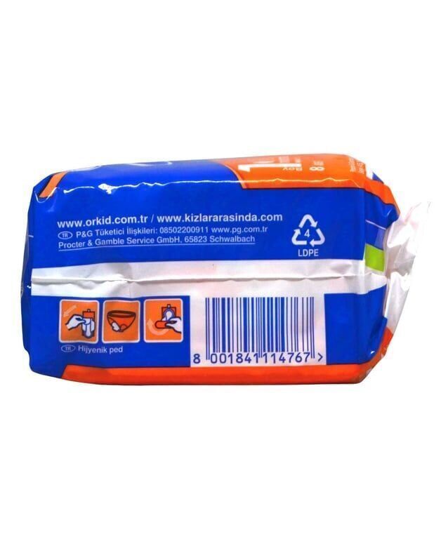 Orkid Hijyenik Ped Ultra Extra 8'li Normal Adet (1 Adet)