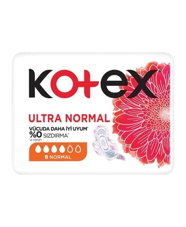Kotex Hijyenik Ped Ultra 8'li Normal Koli (24 Adet)