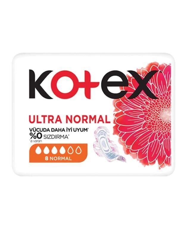 Kotex Hijyenik Ped Ultra 8'li Normal Koli (24 Adet)