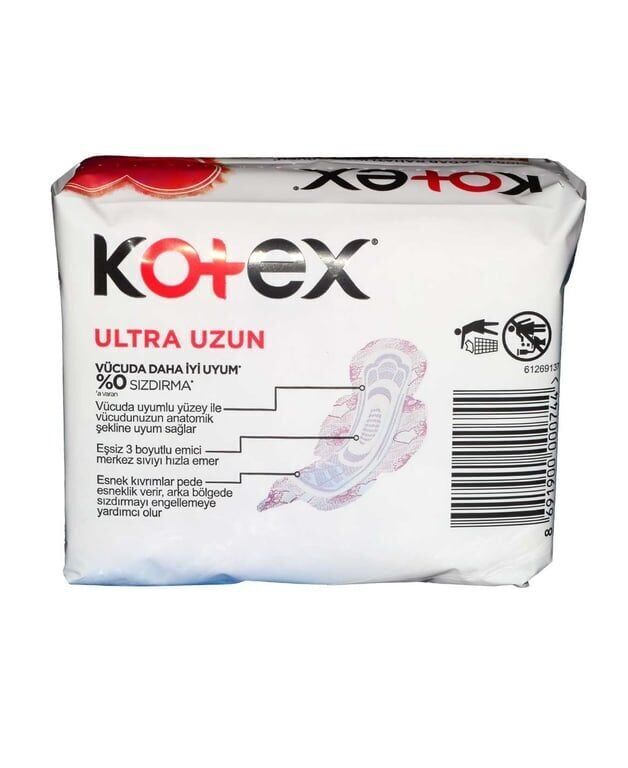 Kotex Hijyenik Ped Ultra 7'li Uzun Koli (24 Adet)